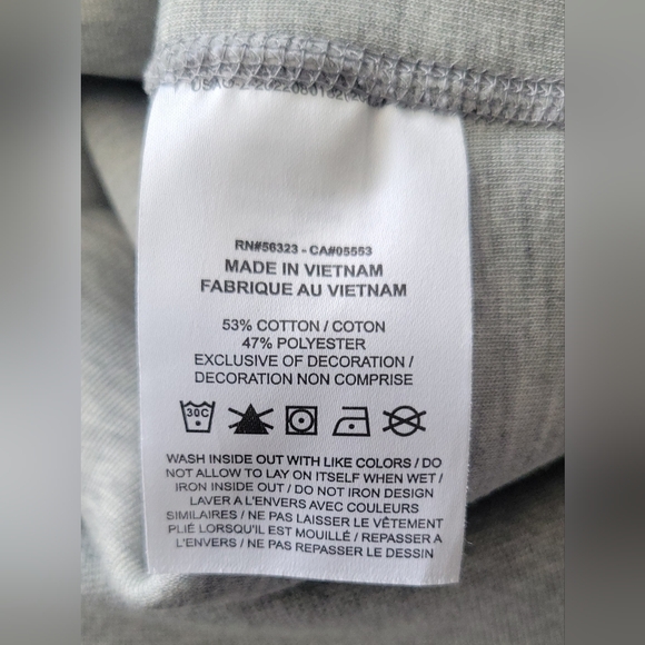 Nike Heather Gray Crewneck Sweatshirt - Picture 6 of 7